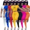 Wrinkle Short Sleeve Set T-shirt Two Piece Set