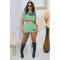New popular printed short sleeved shorts two-piece set