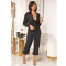 Sexy long sleeved V-neck jumpsuit