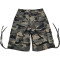 Spring and summer camouflage drawstring multi pocket cargo pants (excluding belt)