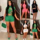 Fashion Knitted Woolen Hollow Sexy Set