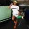 Fashion Letter Offset Loose T-shirt Shorts Sports Two Piece Set