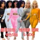 Sexy Women's Set Slim Fit Pleated Drawstring Pants Two Piece Set