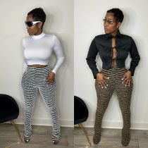Large sexy high waisted tight pile pants
