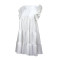 Hot selling lotus leaf sleeve pleated dress for women