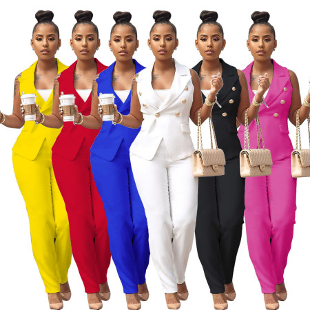 European and American women's OL office two-piece set
