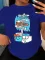 Large Cotton Letter Print Loose Short Sleeve T-shirt