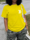 Fashion Large Loose Short Sleeve T-shirt