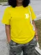 Fashion Large Loose Short Sleeve T-shirt
