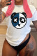 Cotton Letter Print Large Loose Short Sleeve T-shirt