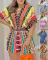 Loose casual printed jumpsuit