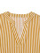 Casual V-neck striped tie waist shirt dress