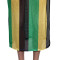 Sexy Short Sleeve Stripe Contrast Split Dress