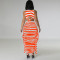 Fashion Open Umbilical Tight Sleeveless Tank Top Skirt Two Piece Set