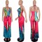 Fashion New Product Sexy Positioning Printed Strap Jumpsuit