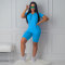 Fashion casual solid color sports suit