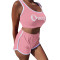 Summer New Sport Casual Home Sexy Spicy Girl Two Piece Set