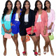 Fashion casual loose fitting long sleeved cardigan with a two-piece outer cover
