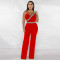 Casual women's clothing Women's suspender jumpsuit