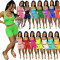 Fashion Sexy Sport Solid Tank Top Short Set 15 Colors