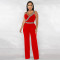 Casual women's clothing Women's suspender jumpsuit