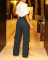 Cute pleated three-dimensional pocket, personalized slim cargo pants