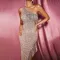 Fashion Casual Tassel Beaded One Shoulder Dress
