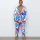 Fashion printed casual suit set