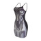 Fashionable digital printed strap dress