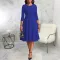 Sexy and fashionable round neck dress