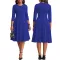 Sexy and fashionable round neck dress