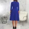 Sexy and fashionable round neck dress