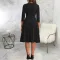 Sexy and fashionable round neck dress