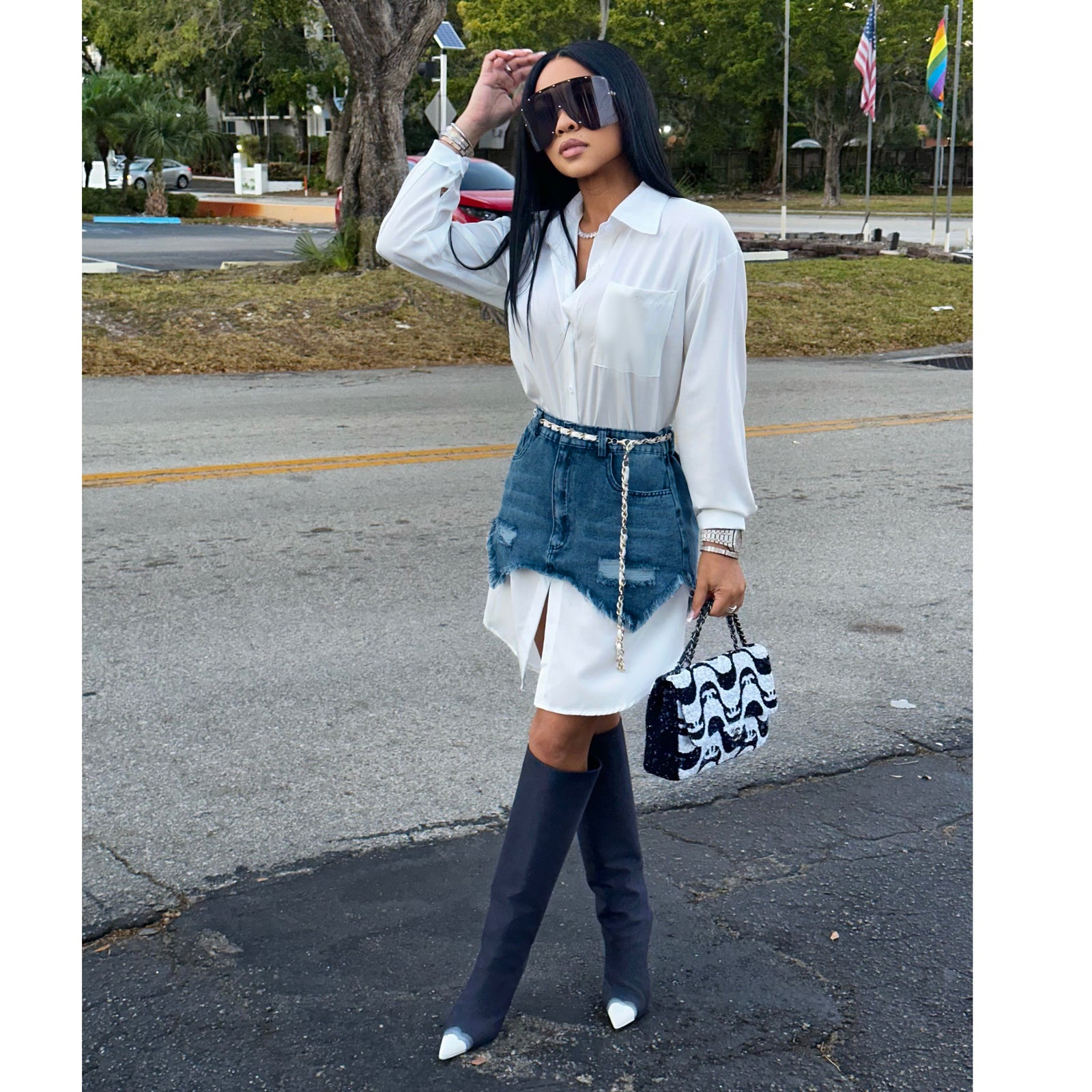 Shirt and Jeans 2-piece Set main image 0