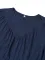 Fashion casual solid color round neck long sleeved patchwork top