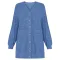 Fashion medium long sleeved loose knit cardigan