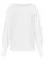 Fashion casual solid color round neck long sleeved patchwork top