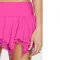 Sexy Double Lace Irregular Mini Skirt