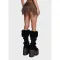 Sexy Double Lace Irregular Mini Skirt
