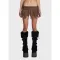 Sexy Double Lace Irregular Mini Skirt