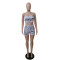 Two piece set of fashionable printed shorts