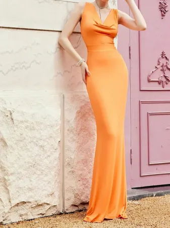 Sexy Evening Dress High Elastic Back Lace up Dress