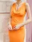 Sexy Evening Dress High Elastic Back Lace up Dress