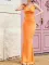 Sexy Evening Dress High Elastic Back Lace up Dress