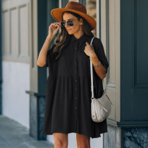 Sexy beach smock, artificial cotton, bamboo knot vacation shirt