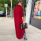 Fashion casual printed sun protection long shirt jacket
