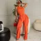 Tassel pants sleeveless casual set