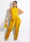 Tassel pants sleeveless casual set