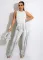 Tassel pants sleeveless casual set