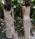 Sexy knitted beach long skirt bikini outerwear